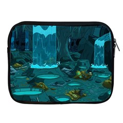 Waterfalls Wallpaper Adventure Time Apple Ipad 2/3/4 Zipper Cases