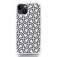 Pattern Monochrome Repeat Black And White Iphone 14 Tpu Uv Print Case