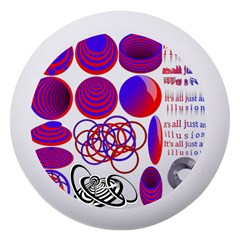 Illusion Optical Illusion Pattern Dento Box With Mirror