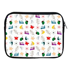 Snail Butterfly Pattern Seamless Apple Ipad 2/3/4 Zipper Cases