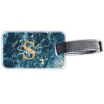Initial Name Marble Luggage Tag Luggage Tag (two sides) Front