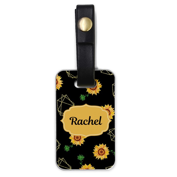 Sunflower Luggage Tag (one side)