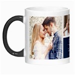 Couple Photo Name Mug Morph Mug Left