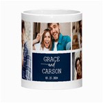 Couple Photo Name Mug Morph Mug Center