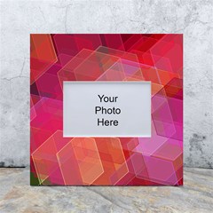Abstract Background Texture Pattern White Box Photo Frame 4  X 6 
