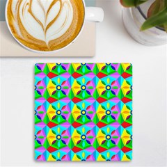 Star Texture Template Design Uv Print Square Tile Coaster 