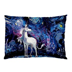 Unicorn Starry Night Print Van Gogh Pillow Case