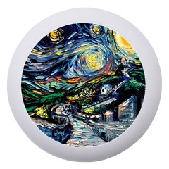 The Great Wall Nature Painting Starry Night Van Gogh Dento Box With Mirror