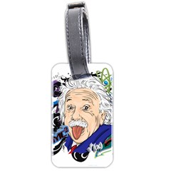 Albert Einstein Physicist Luggage Tag (two Sides)
