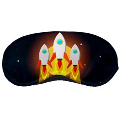 Rocket Take Off Missiles Cosmos Sleep Mask