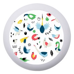Vector Set Isolates With Cute Birds Scandinavian Style Dento Box With Mirror