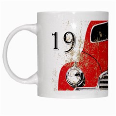 Perfect American Vintage Classic Car Signage Retro Style White Mug