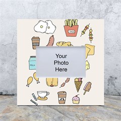 Dinner Meal Food Snack Fast Food White Box Photo Frame 4  X 6 