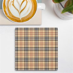 Burberry, Checker, Clothes, Fashion, Pattern Uv Print Square Tile Coaster 