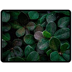 Dark Nature , Nature, Edeg Fleece Blanket (large)