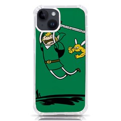 Adventure Time The Legend Of Zelda Iphone 14 Tpu Uv Print Case