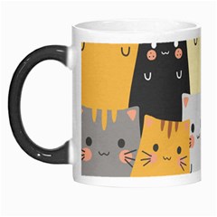Seamless Pattern Cute Cat Cartoons Morph Mug