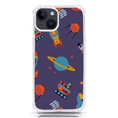 Space Seamless Patterns Iphone 14 Tpu Uv Print Case