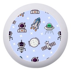 Seamless Pattern With Space Theme Dento Box With Mirror
