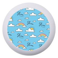 Sky Pattern Dento Box With Mirror