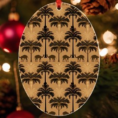 Abstract Design Background Pattern Uv Print Acrylic Ornament Oval