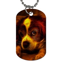 Cute 3d Dog Dog Tag (one Side)