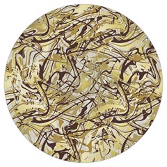 Marble Texture Pattern Seamless Round Trivet