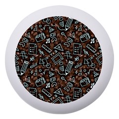 Doodles School Background Art Pattern Dento Box With Mirror