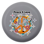 Peace & Love Gray Dento Box with Mirror Front