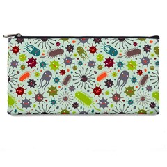 Seamless Pattern With Viruses Pencil Case