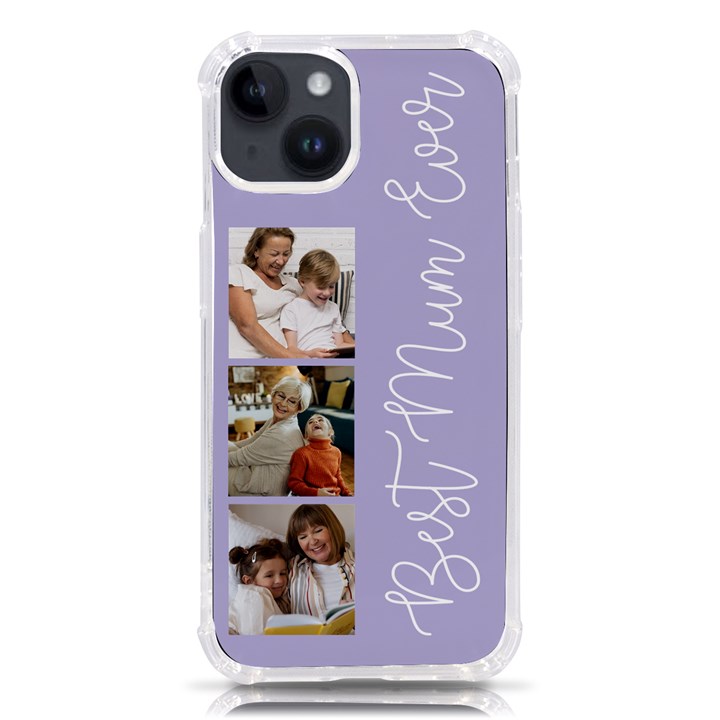 Personalized Photo and Words Phone Case iPhone 14 TPU UV Print Case
