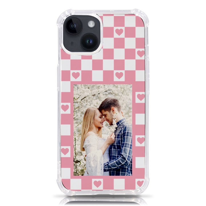 Personalized Heart Photo Phone Case iPhone 14 TPU UV Print Case