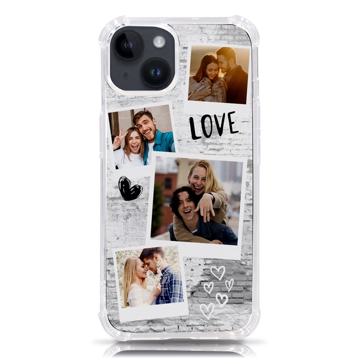 Personalized Collage Photo Phone Case iPhone 14 TPU UV Print Case