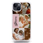 Personalized Animal Fur Photo Name Phone Case iPhone 14 TPU UV Print Case Front