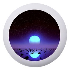 Sunset Colorful Nature Night Purple Star Dento Box With Mirror