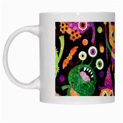 Fun Halloween Monsters White Mug