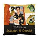 Personalized Couple Lover Name Standard Cushion Case (Two Sides) Front
