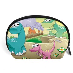 Kids Mural Cartoon Dinosaur Accessory Pouch (large)