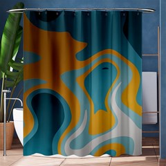 Cartoon, Elma, Corazones Shower Curtain 60  X 72  (medium) 