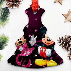 Cartoons, Disney, Mickey Mouse, Minnie Christmas Tree Ornament (two Sides)