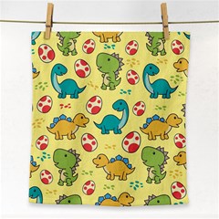 Seamless Pattern With Cute Dinosaurs Character Face Towel