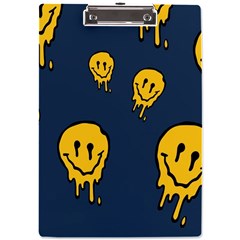 Aesthetic, Blue, Mr, Patterns, Yellow, Tumblr, Hello, Dark A4 Acrylic Clipboard