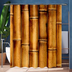 Brown Bamboo Texture  Shower Curtain 60  X 72  (medium) 