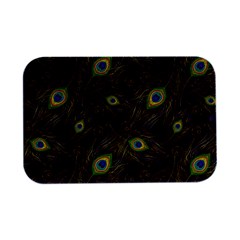 Feathers, Peacock, Patterns, Colorful Open Lid Metal Box (silver)  