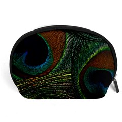 Peacock Feathers, Feathers, Peacock Nice Accessory Pouch (large)