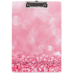 Pink Glitter Background A4 Acrylic Clipboard