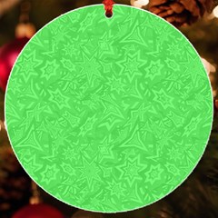 Green-2 Uv Print Acrylic Ornament Round