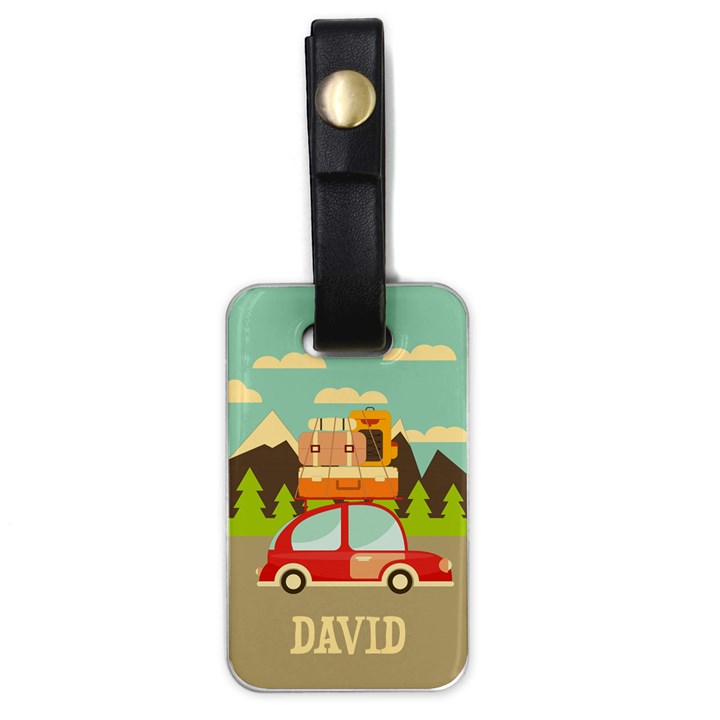 Clamping Graphic Luggage Tag (one side)