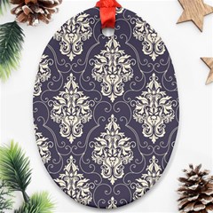 Vintage Texture, Floral Retro Background, Patterns, Ornament (oval)