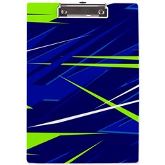 Abstract Lightings, Grunge Art, Geometric Backgrounds A4 Acrylic Clipboard